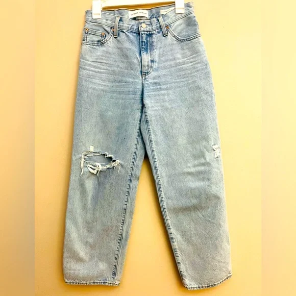 DENIM FORUM THE 90S DANNY HI-RISE BAGGY JEANS SIZE 25 - Picture 2 of 10